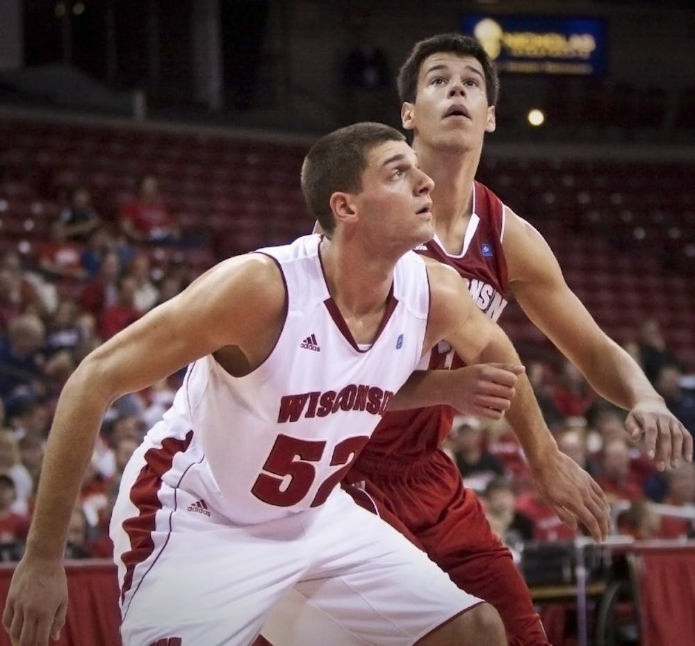 Red- White game previews new team, season for Badgers