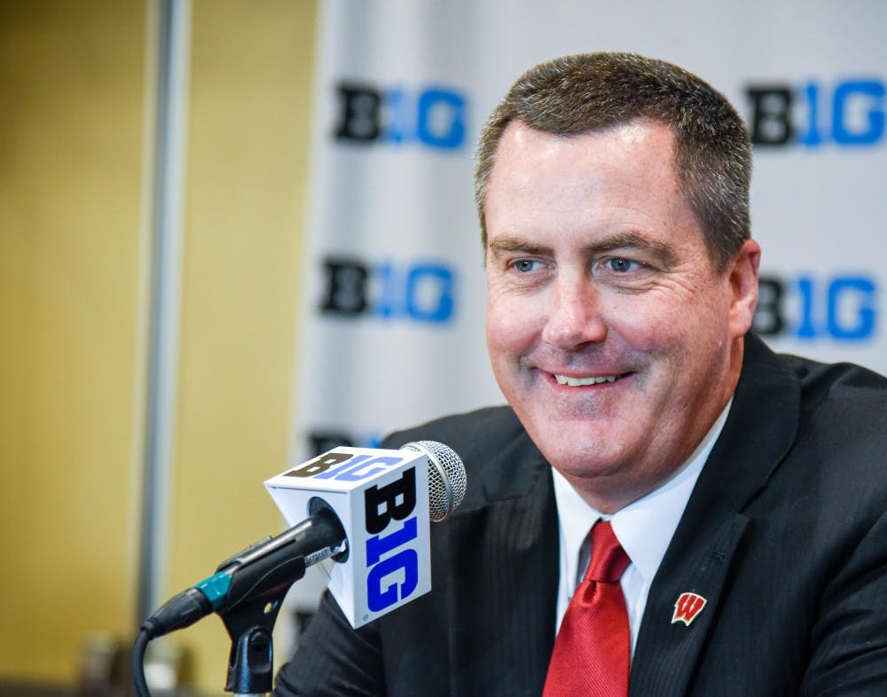 Paul Chryst has been inspiring his team to improve in the second half of games this season.&nbsp;
