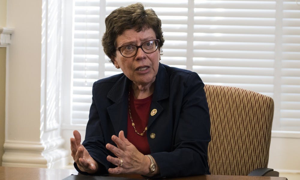 Photo of UW-Madison Chancellor, Becky Blank.