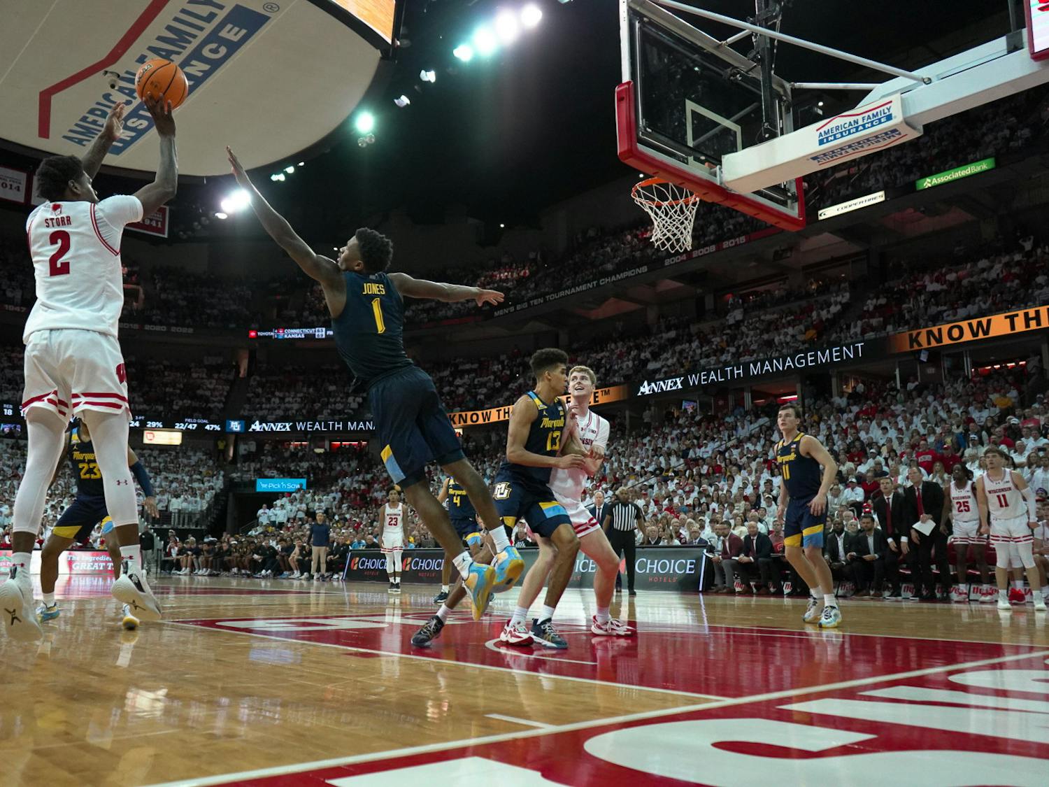 PHOTOS: Wisconsin Mens Basketball upset No. 3 Marquette in 75-64 victory