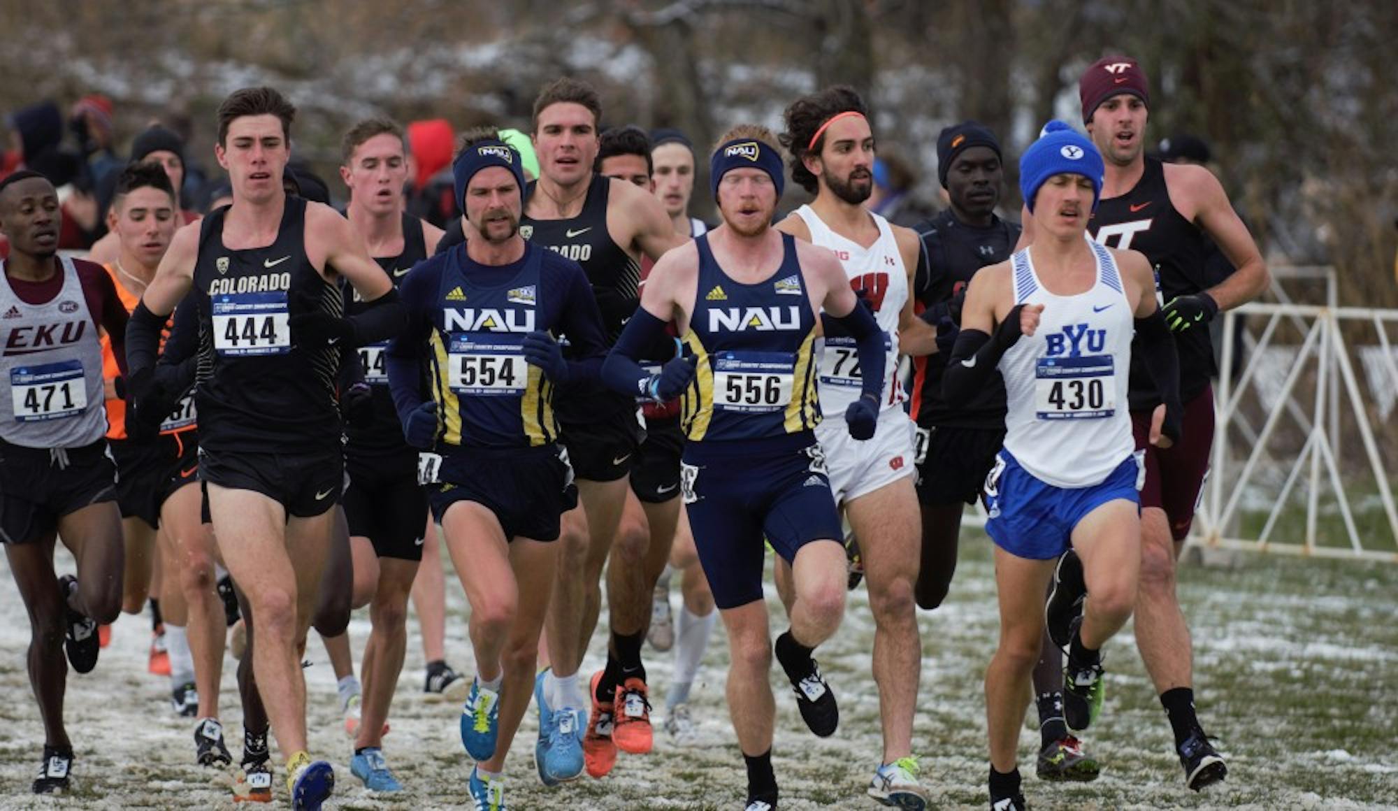 Wisconsin senior Morgan McDonald outkicked Stanford's Grant Fisher and Iowa State's Edwin Kurgat to capture the national title on Saturday.