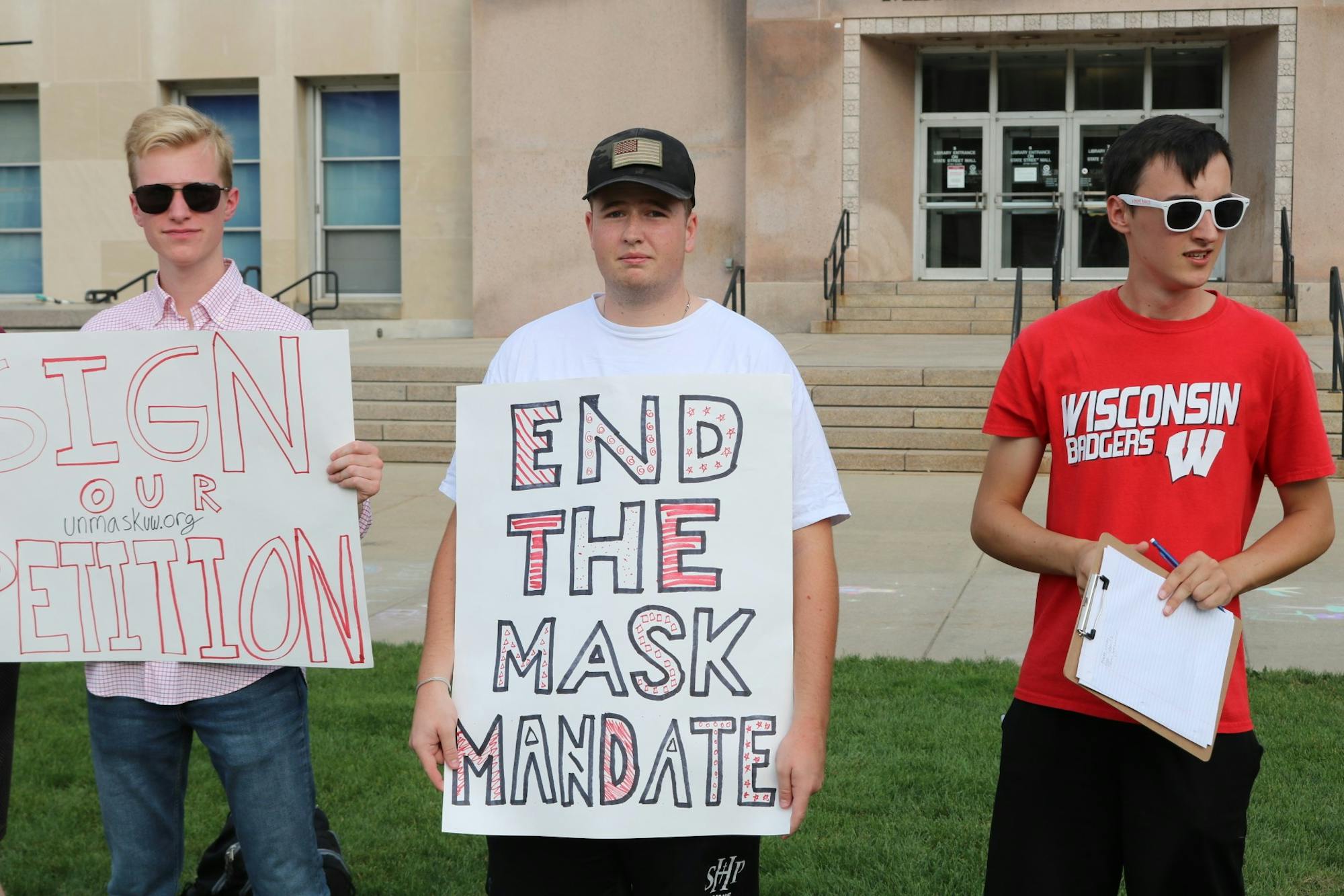 anti-mask protest