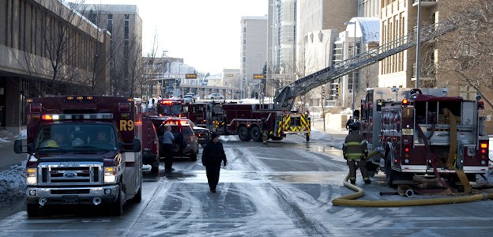 Fire Damages Shelter