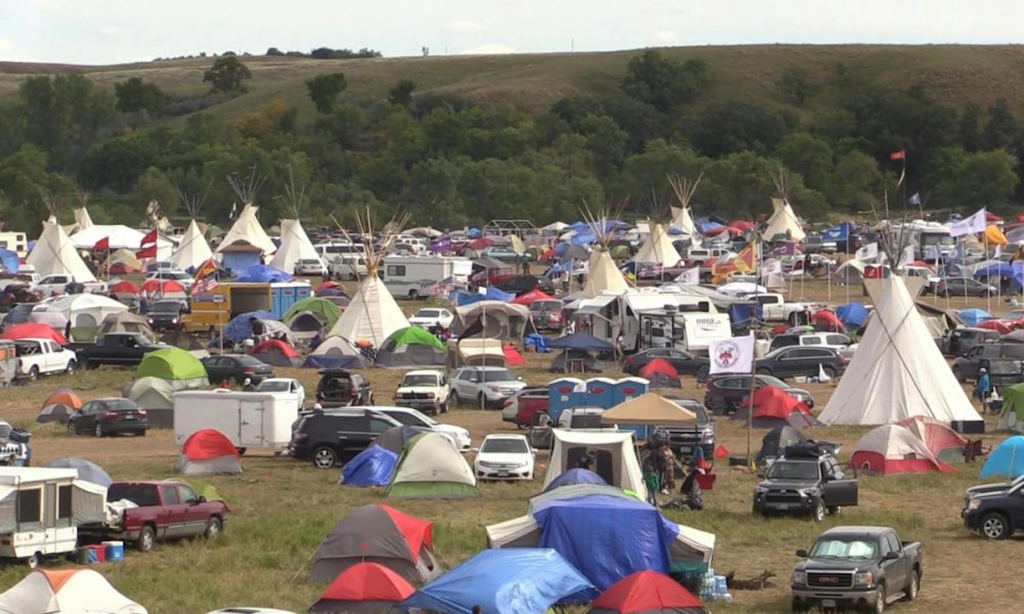 The proposed route of the North Dakota Access pipeline would cut through sacred Native American lands. Thousands of protesters from around the country traveled to North Dakota to protect these lands.&nbsp;