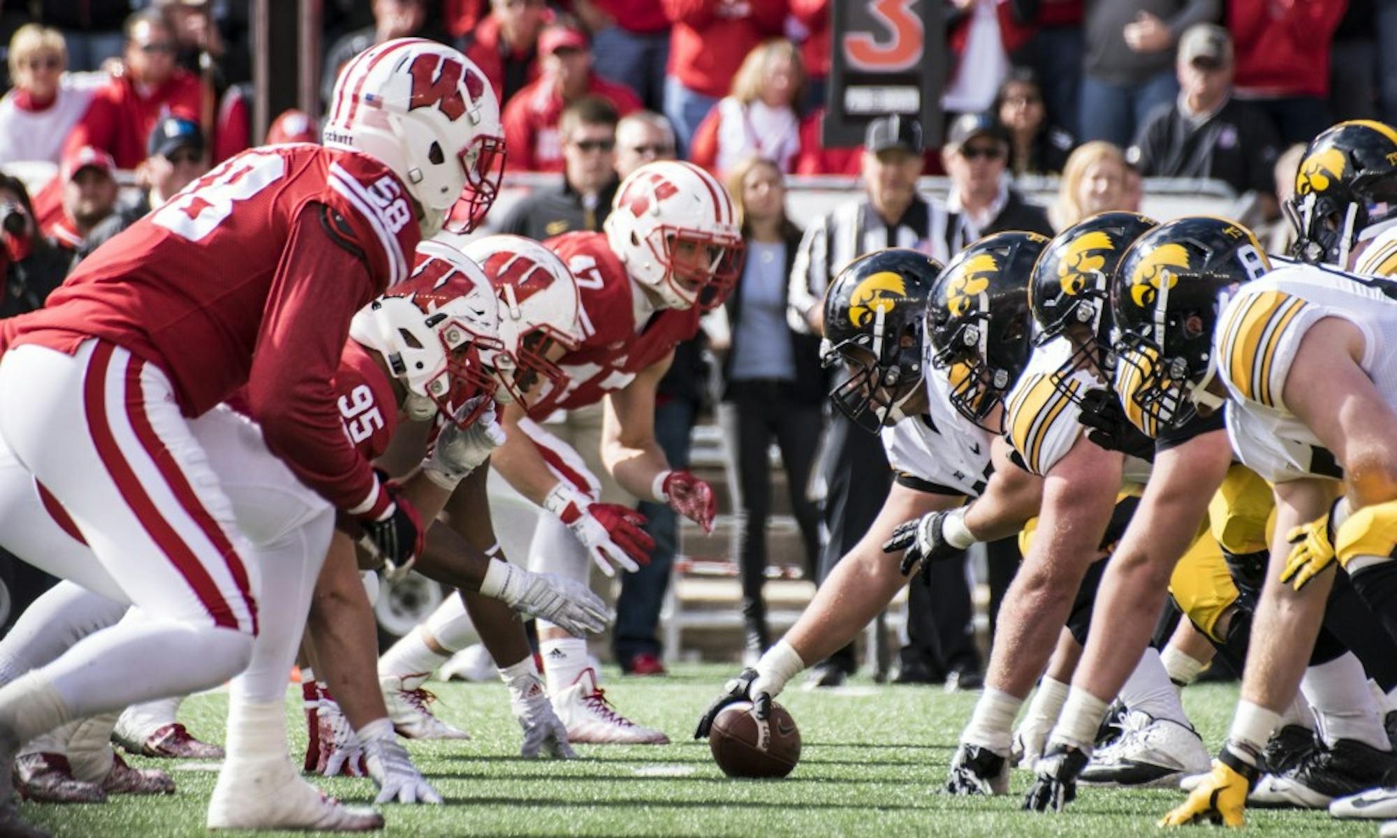 The Wisconsin–Iowa rivalry is typically decided by play in the trenches, an area where Wisconsin will need to bounce back after a poor performance against BYU.