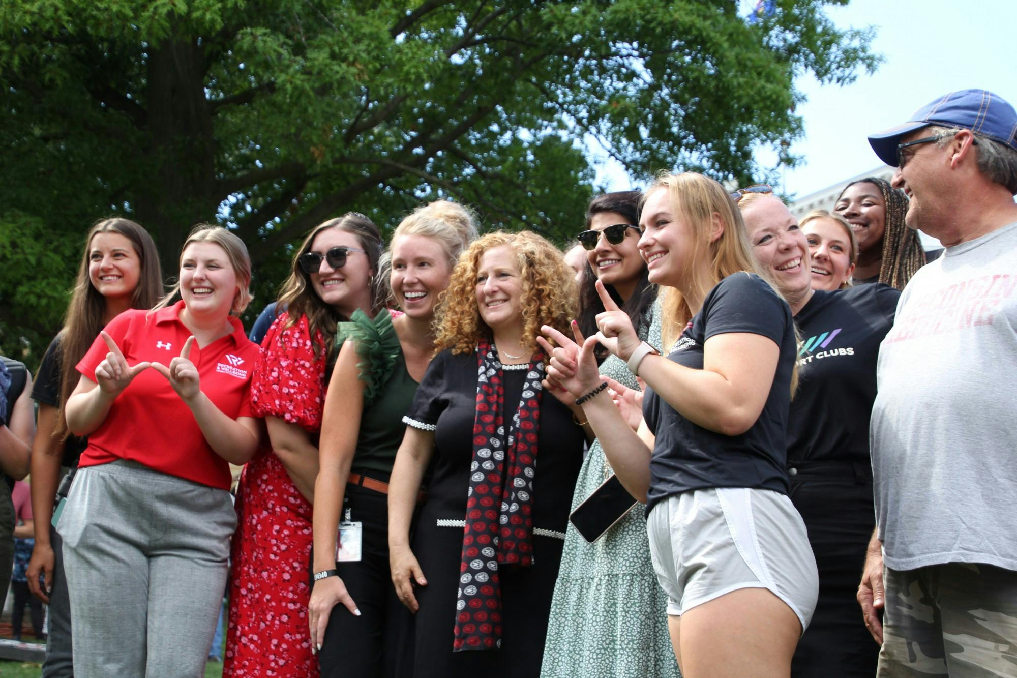 PHOTOS: Chancellor Mnookin hosts ice cream social during first day as chancellor