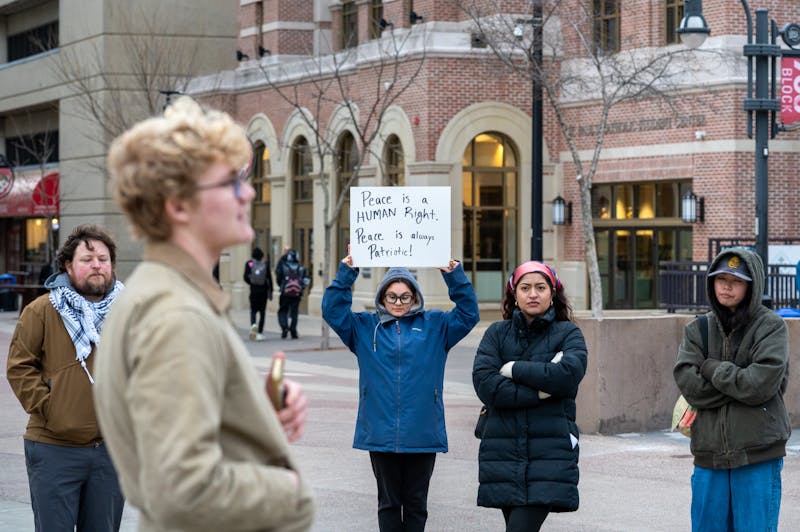 Anti-war rally calls for divestment from weapons manufacturing