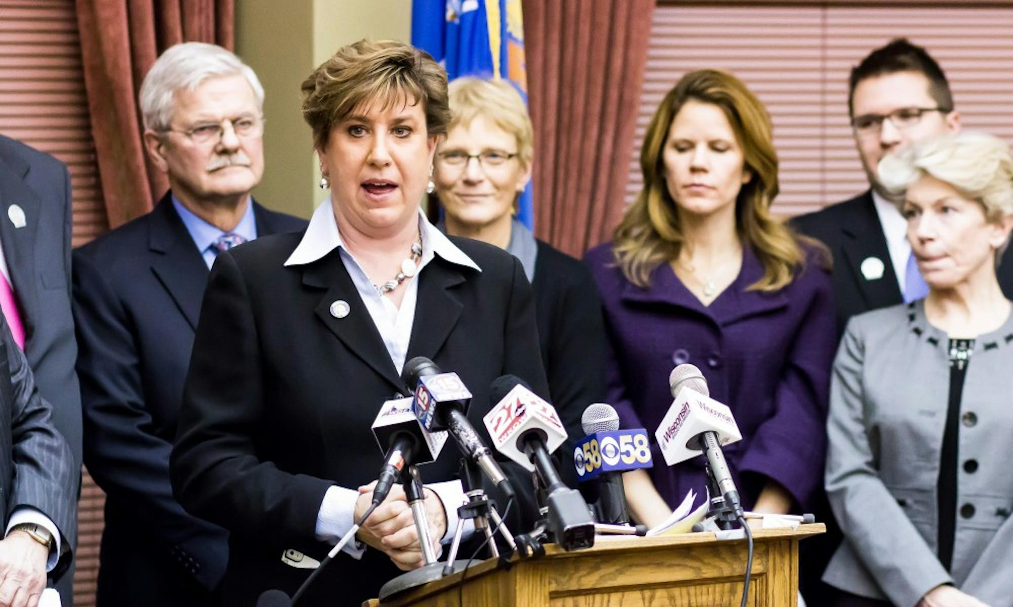 State Sen. Minority Leader Jennifer Shilling, D-La Crosse, blasted Republicans in a press release Wednesday.&nbsp;