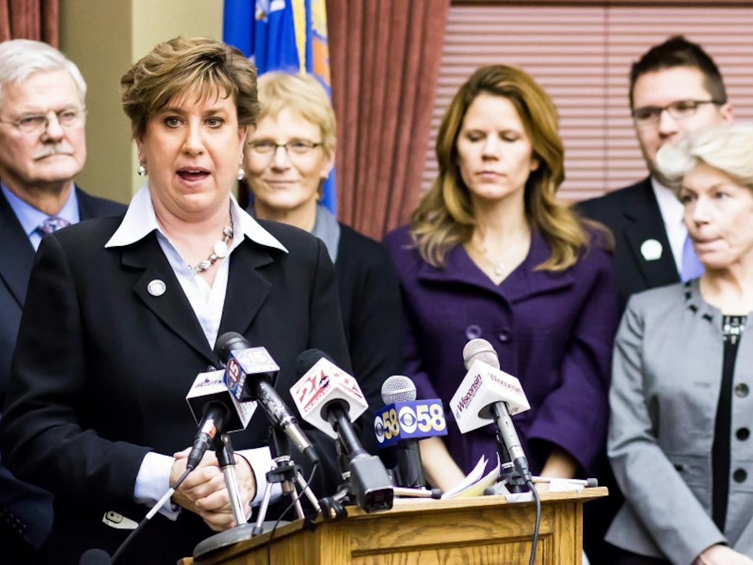 State Sen. Minority Leader Jennifer Shilling, D-La Crosse, blasted Republicans in a press release Wednesday.&nbsp;