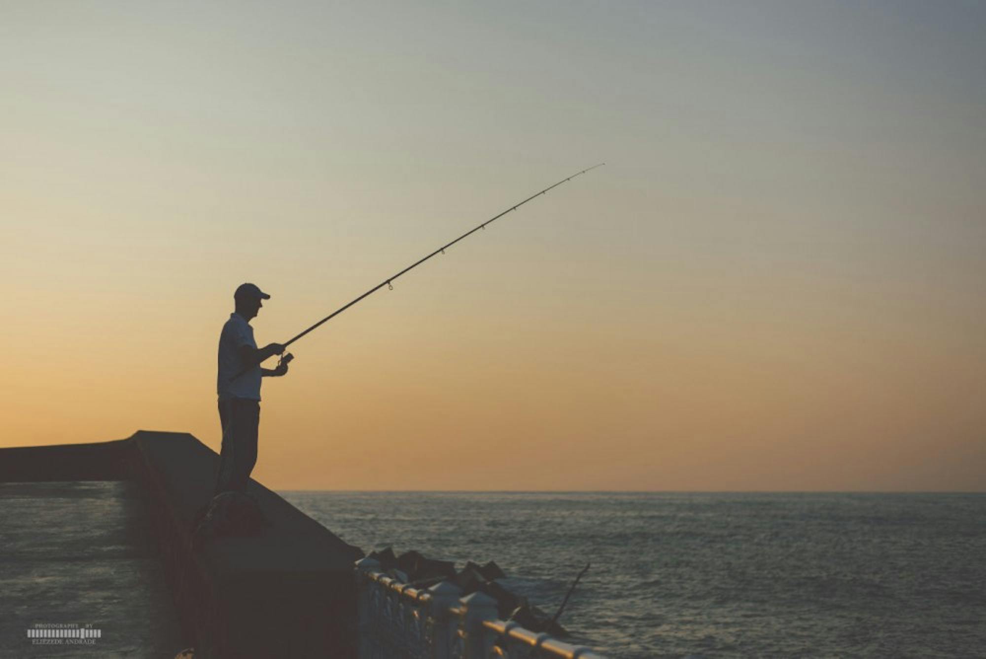 Earl Schweigert fishing