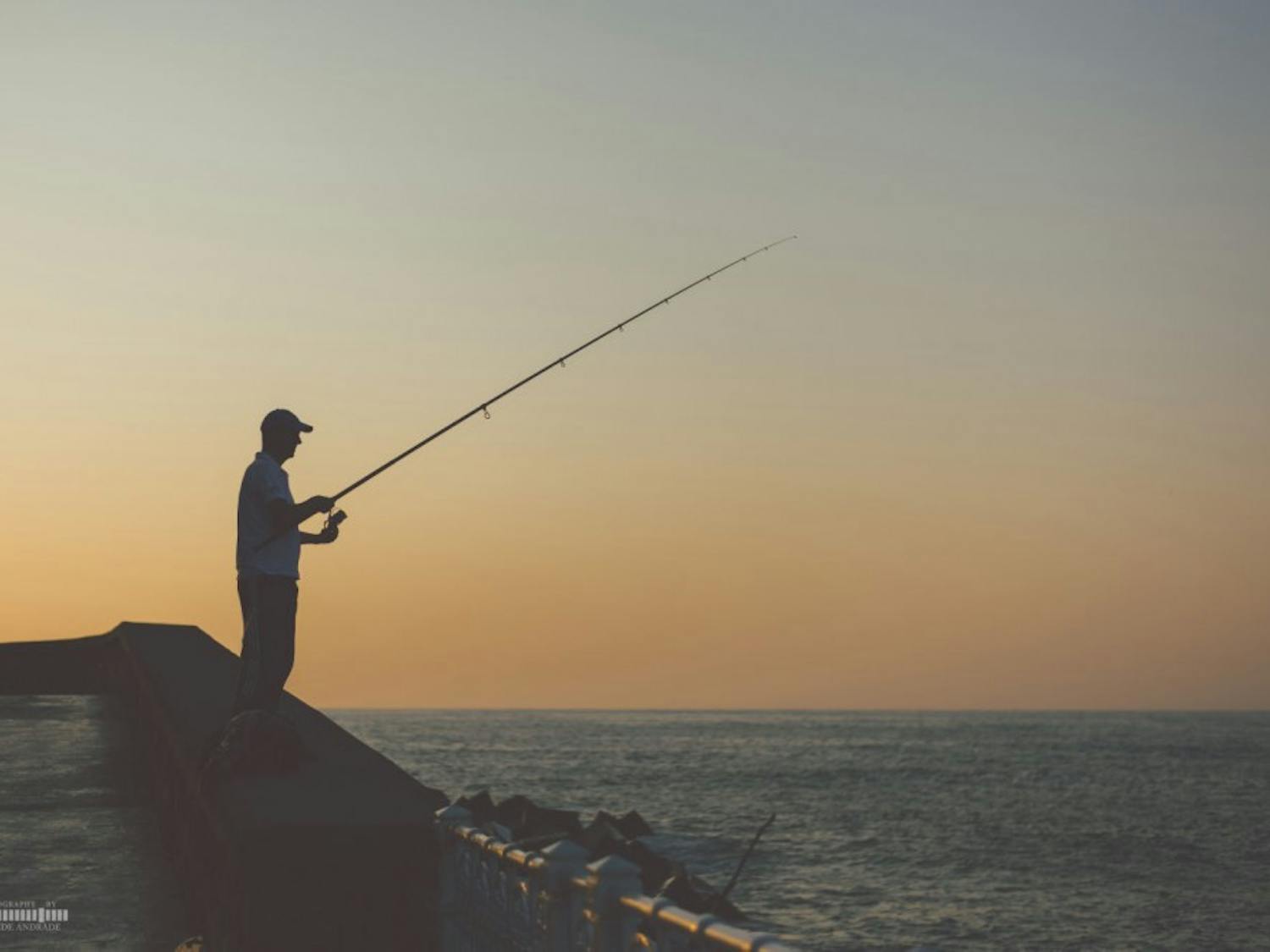 Earl Schweigert fishing