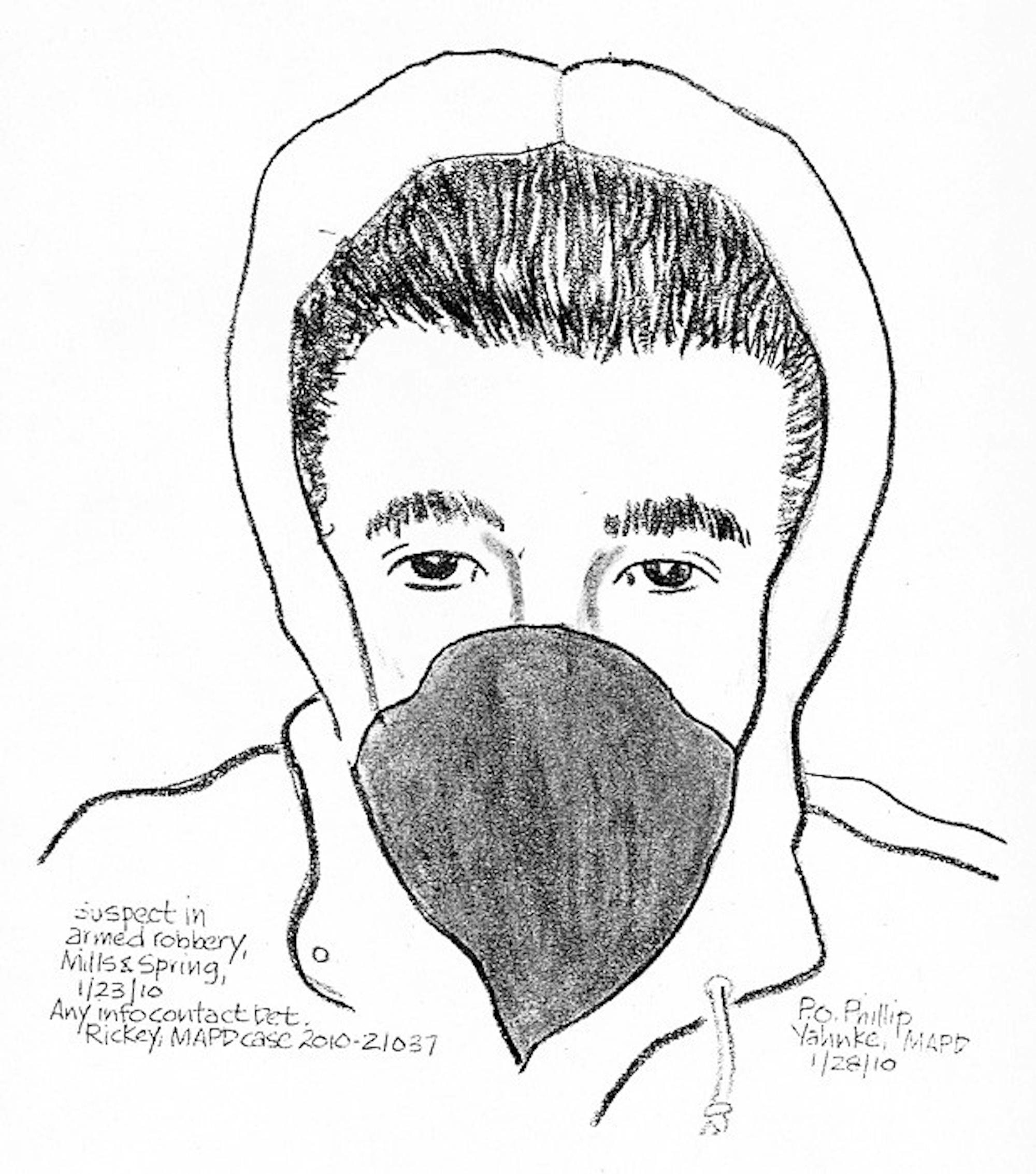 MPD releases sketch of robbery suspect