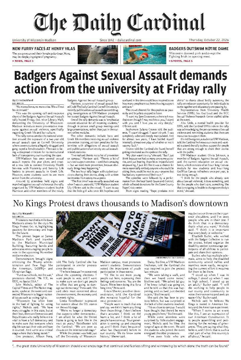Read our print edition on Issuu