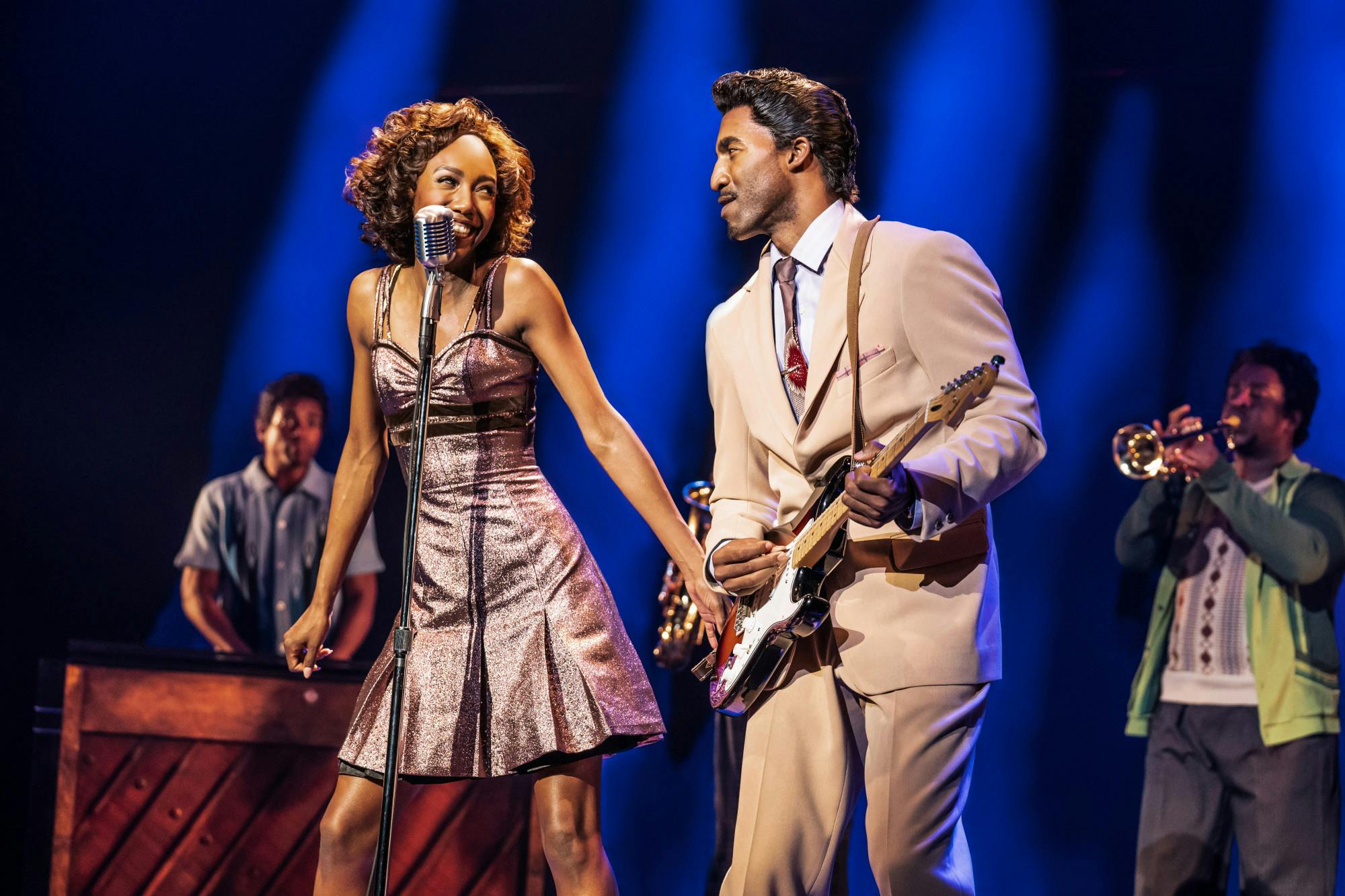 Zurin Villanueva performing as ‘Tina Turner’ and Garrett Turner as 'Ike Turner'