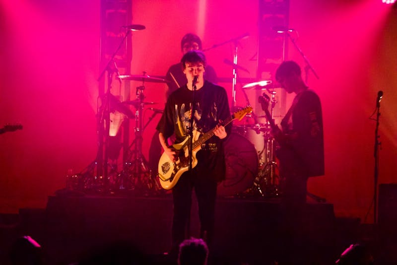 Hippo Campus played at the Sylvee this past Friday night, blasting their indie rock tunes to a wild crowd.