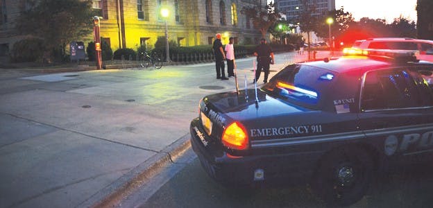 shot fired on Langdon