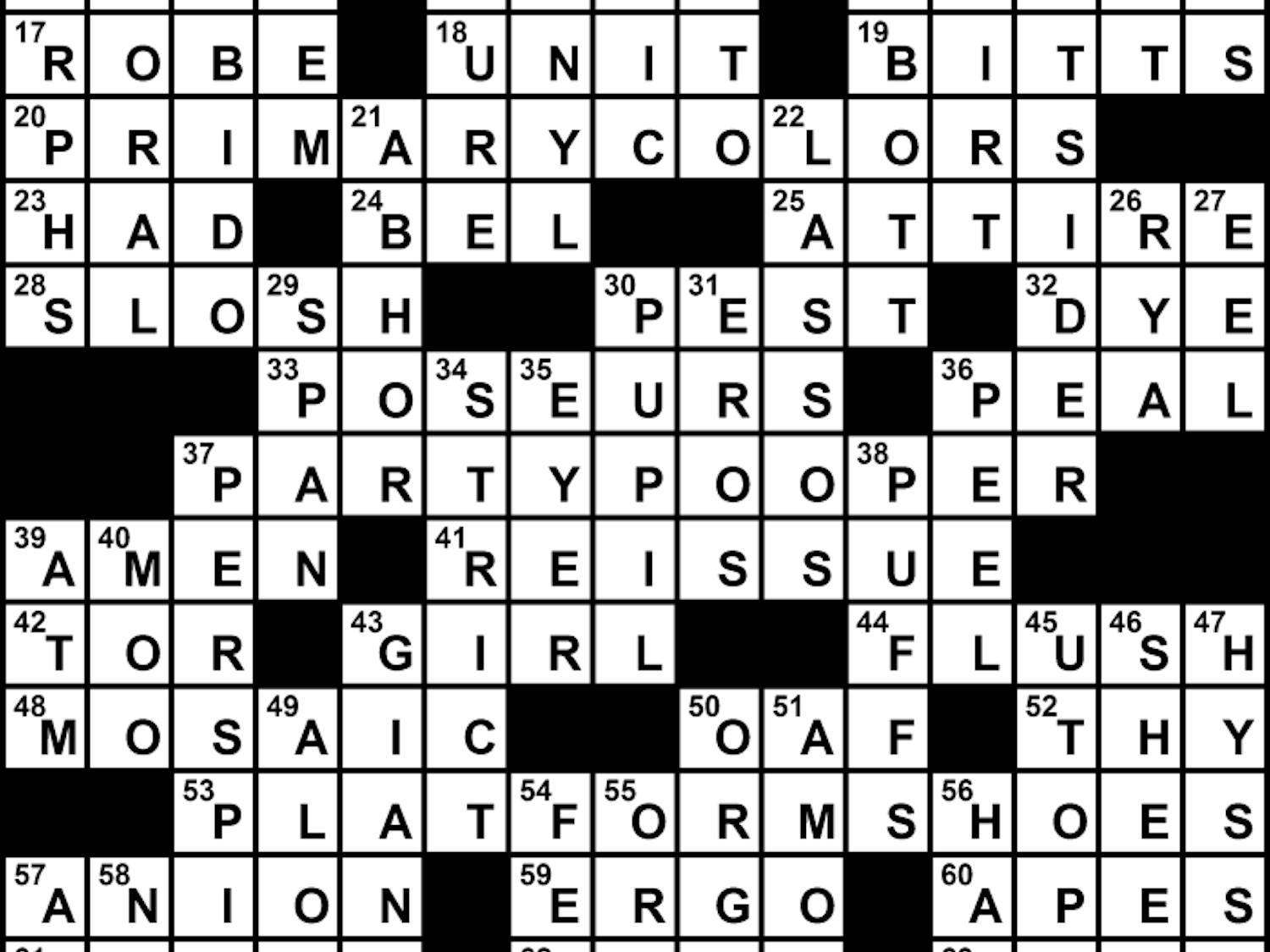 04/22/2010 - Crossword Solution