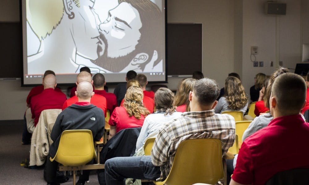 Members of the UW-Madison community attended a showing of the documentary “Yeah, Maybe, No” and a follow-up discussion facilitated by members of UW-Madison Army Reserve Officer Training Corps Monday as part of Associated Students of Madison’s “It’s On Us” week of action.&nbsp;