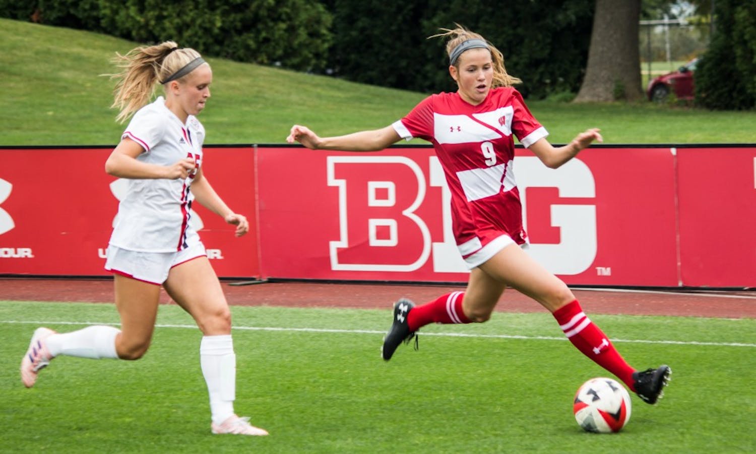 Sophomore forward&nbsp;Lauren Rice was able to strike a perfect shot two minutes into overtime to give the Badgers a win.