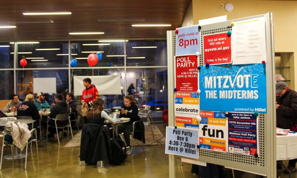 UW Hillel hosted a&nbsp;poll party to help students relax on election day.