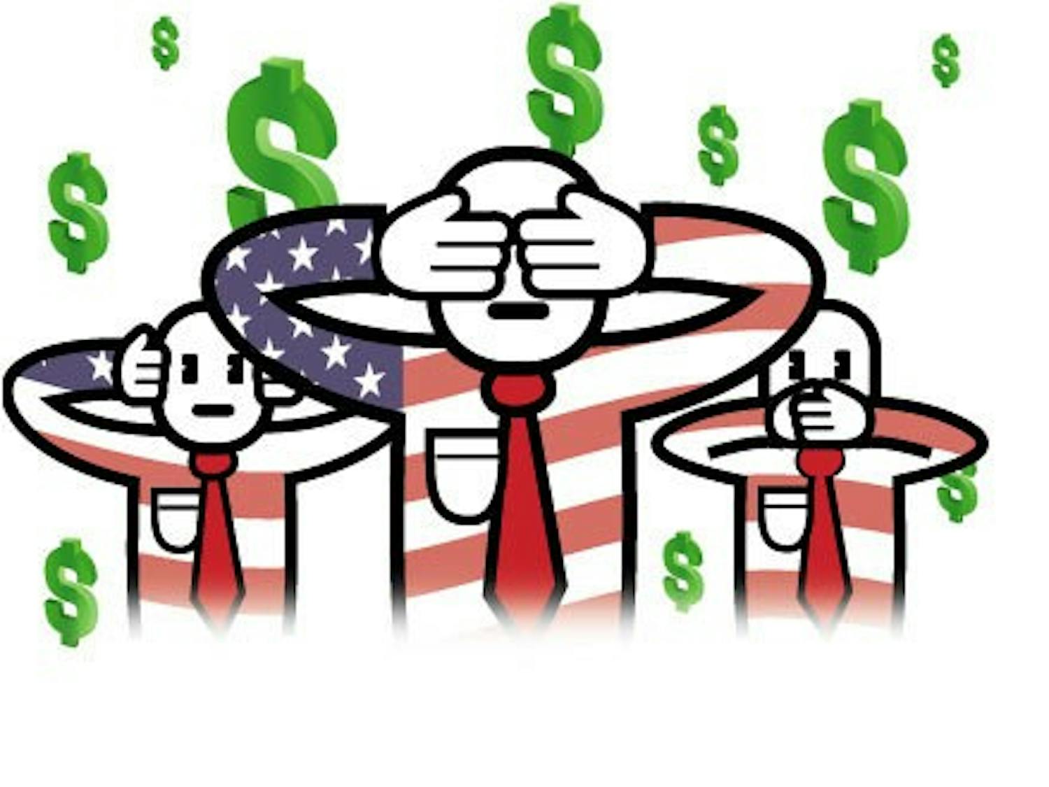 Hear, see, speak no evil of Bush's paid vacation