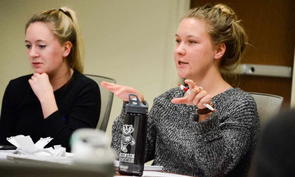 At Monday’s meeting Legislative Affairs Chair Sally Rohrer told members they did not need to participate in campaigns they didn’t support or feel comfortable with. 