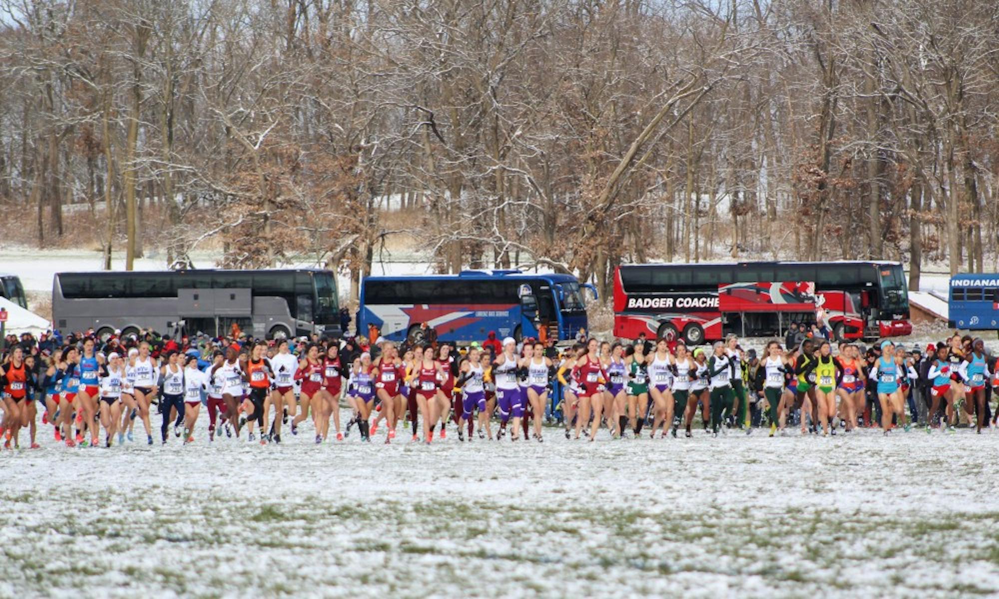 Women's Cross Country start