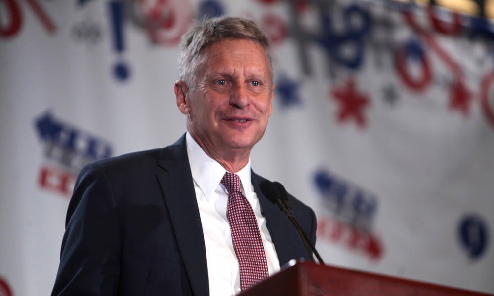 Gary Johnson’s high polling numbers as a third-party candidate may pose a problem to those seeking to prevent a Donald Trump presidency.