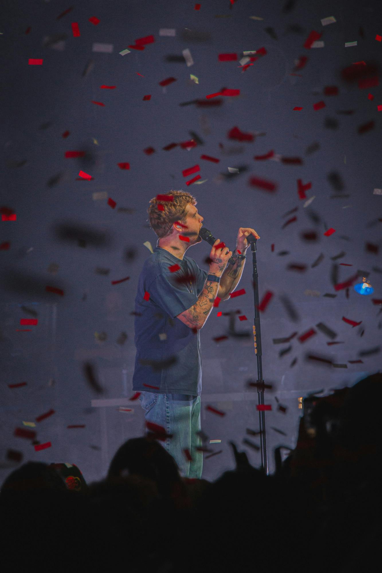 Singer-songwriter Alex Warren performs a private concert at the Orpheum Theater as part of the Future Friends mental wellness
