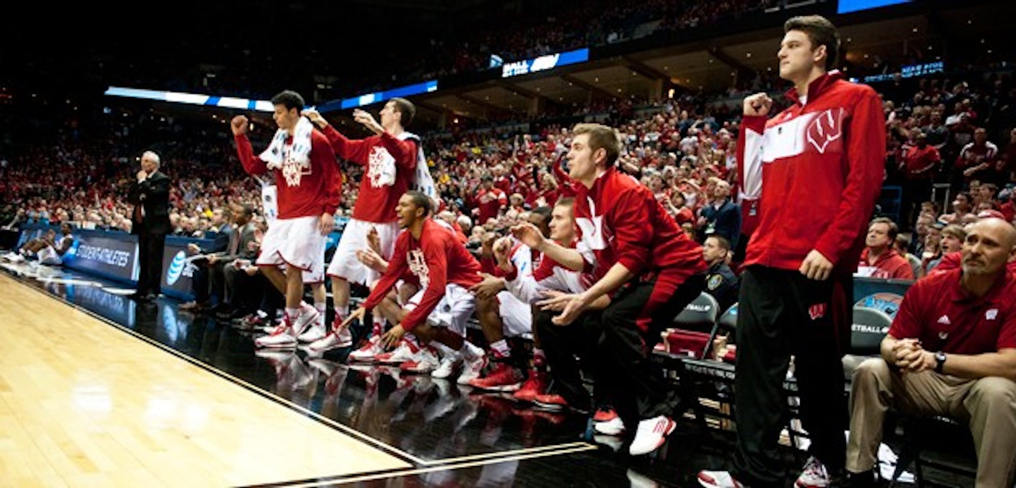 Badgers celebration