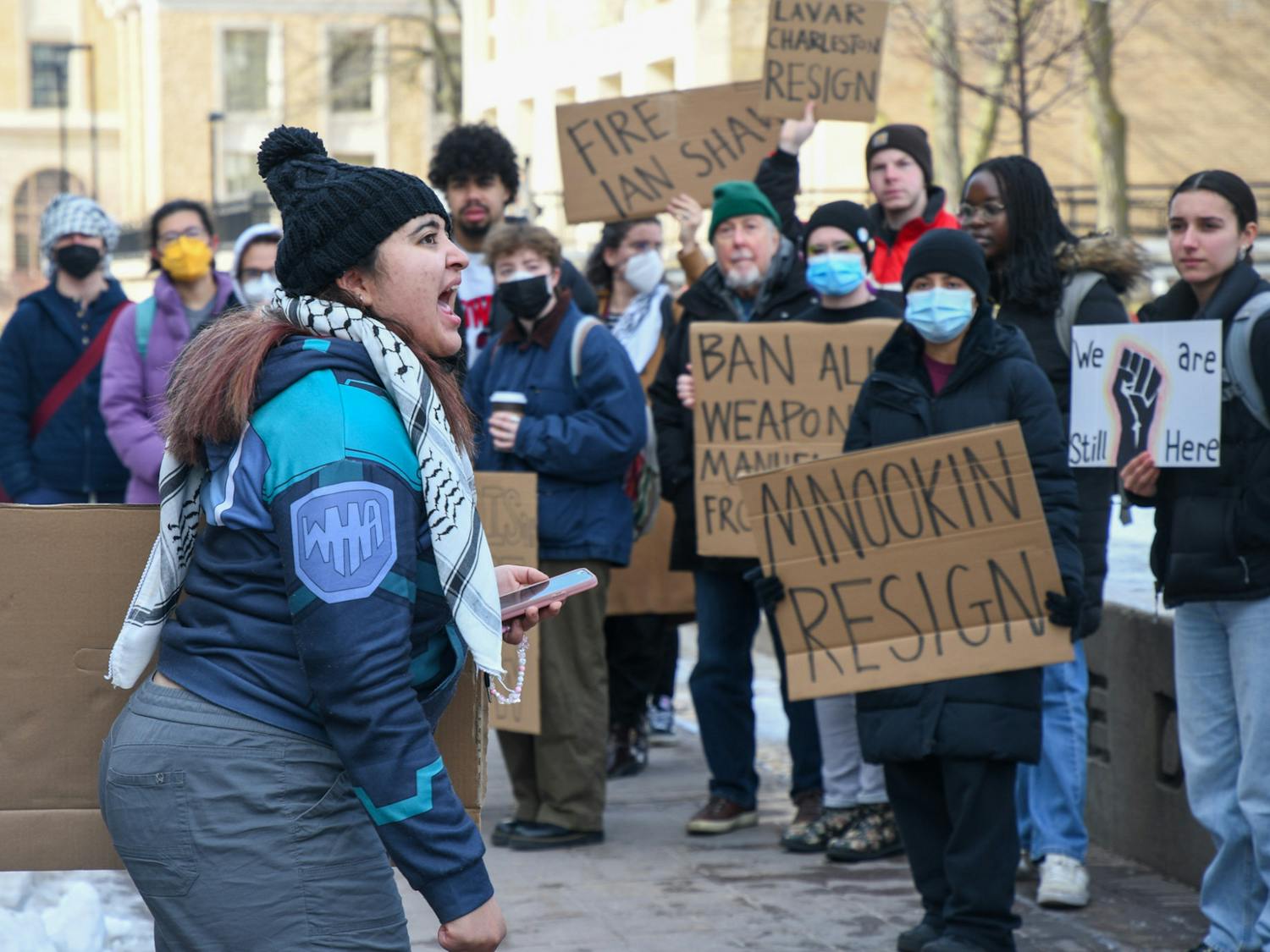 PHOTOS: Pro-Palestine protest at Engineering Hall