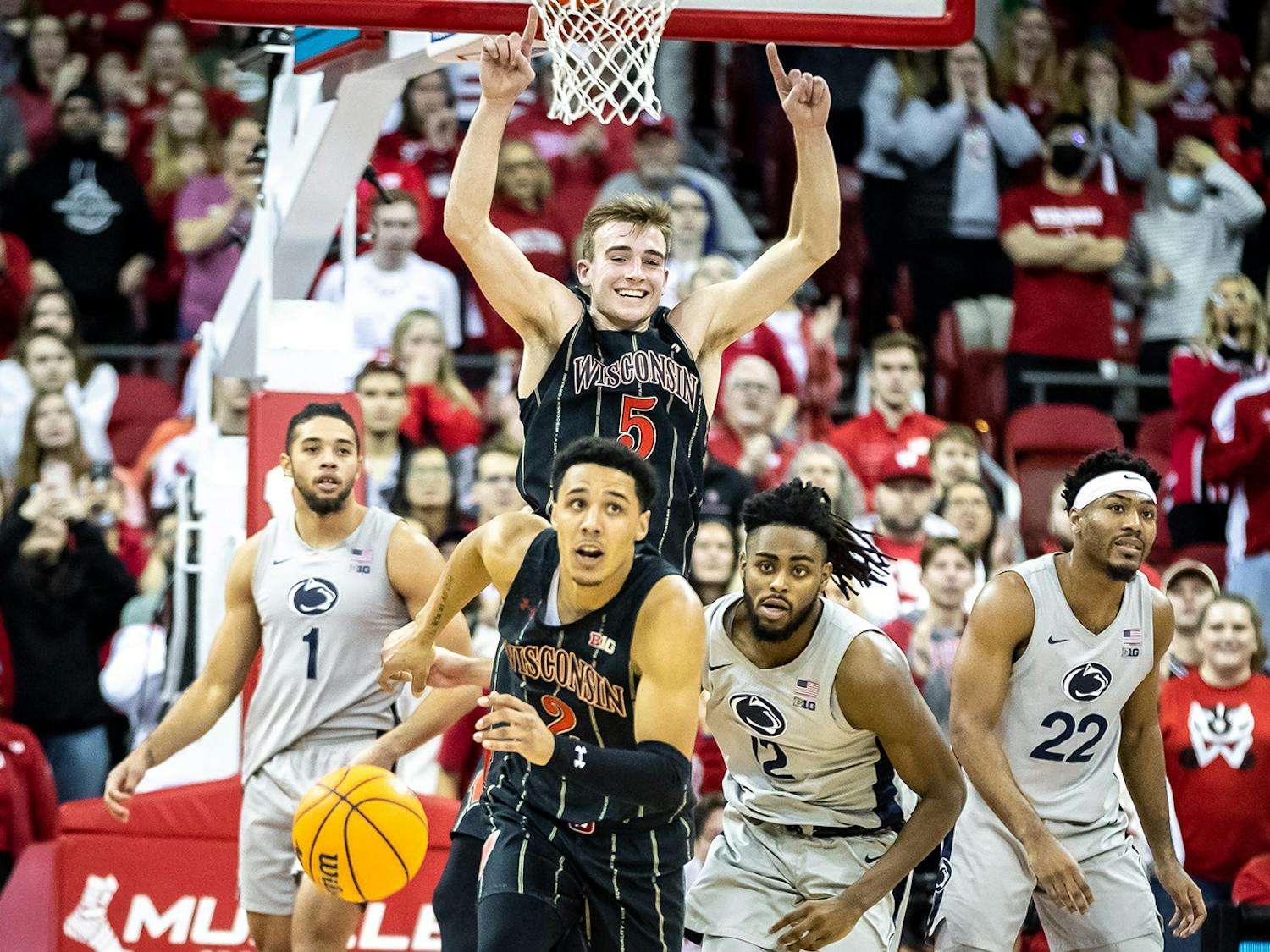 PHOTOS: Wisconsin basketball breaks losing streak after defeating Penn State