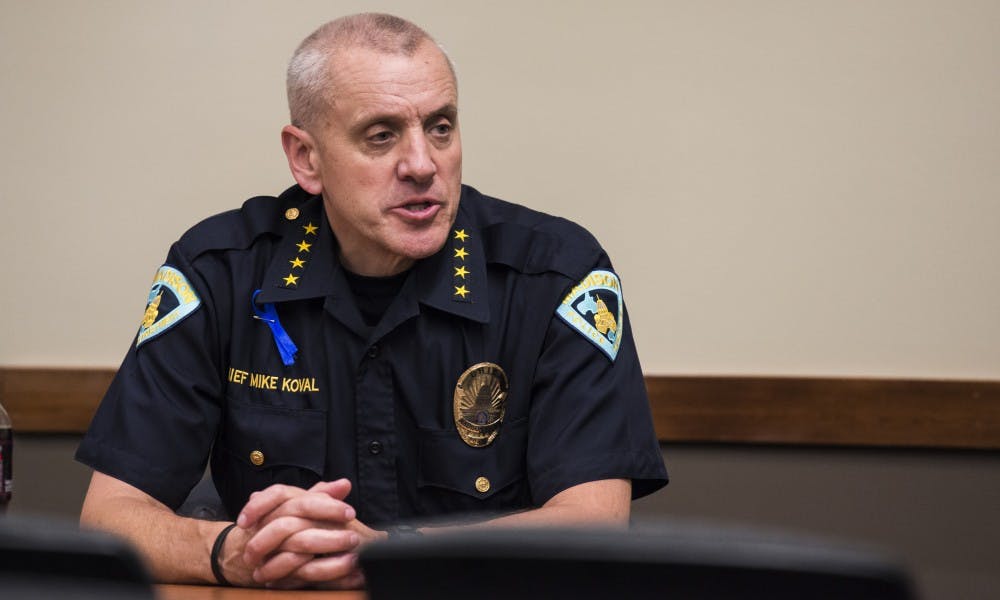 The city will further discuss paying nearly $22,000 in legal fees accumulated by Madison Police Department Chief Mike Koval between Sept. 6, 2016 through March 15, 2017. 