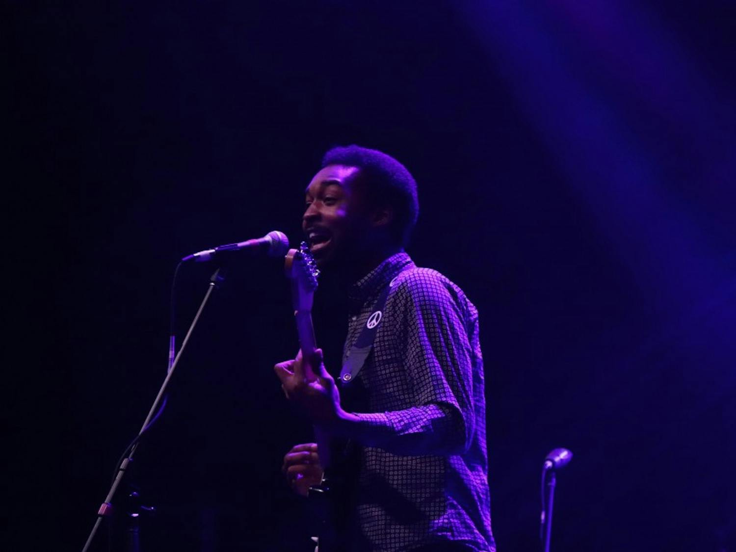 The show opened with Jalen N’Gonda, above, an up-and-comer on the music scene who delivered major groove with his set.