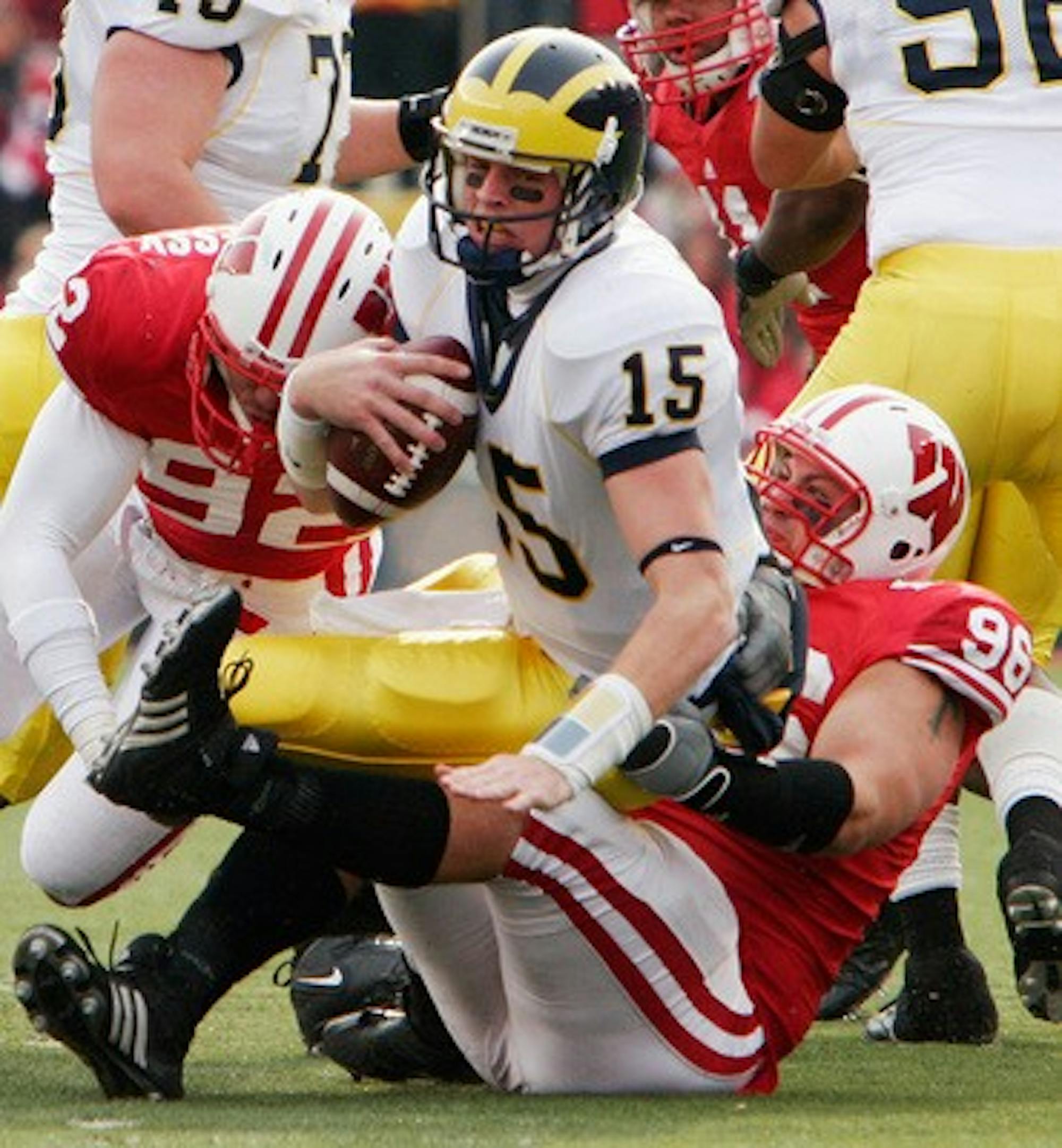 Wisconsin football knocks off No. 12 Michigan.