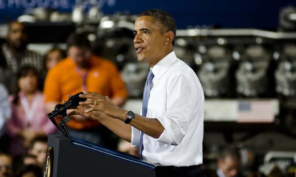 Former President Barack Obama rallied in Milwaukee Friday to support Democratic candidate for governor Tony Evers and U.S. Sen. Tammy Baldwin in the impending midterm election.