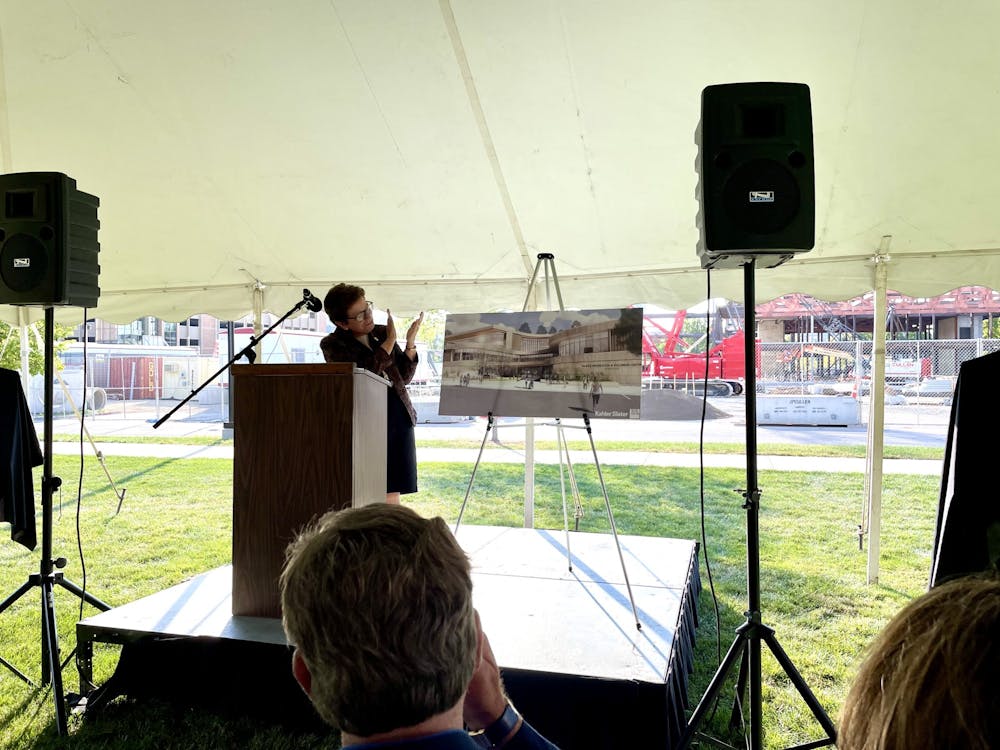 Chancellor Rebecca Blank unveils new plans for recreation center