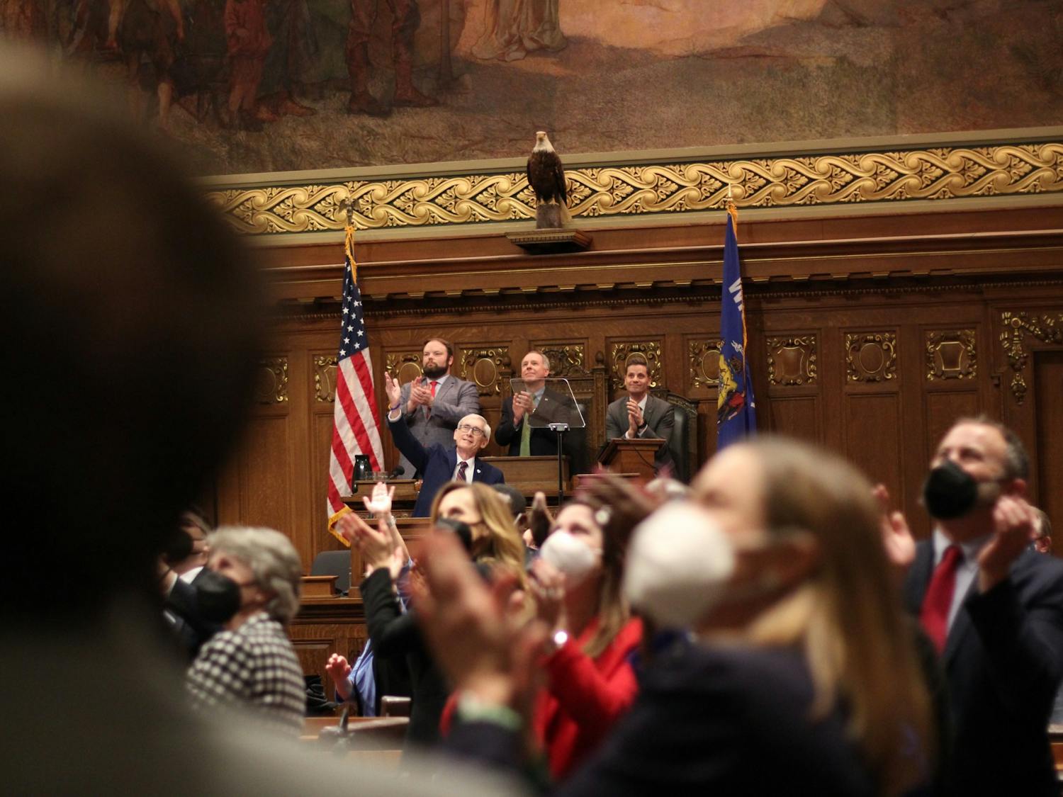 PHOTOS: Gov. Tony Evers delivers the 2022 Wisconsin State of the State address