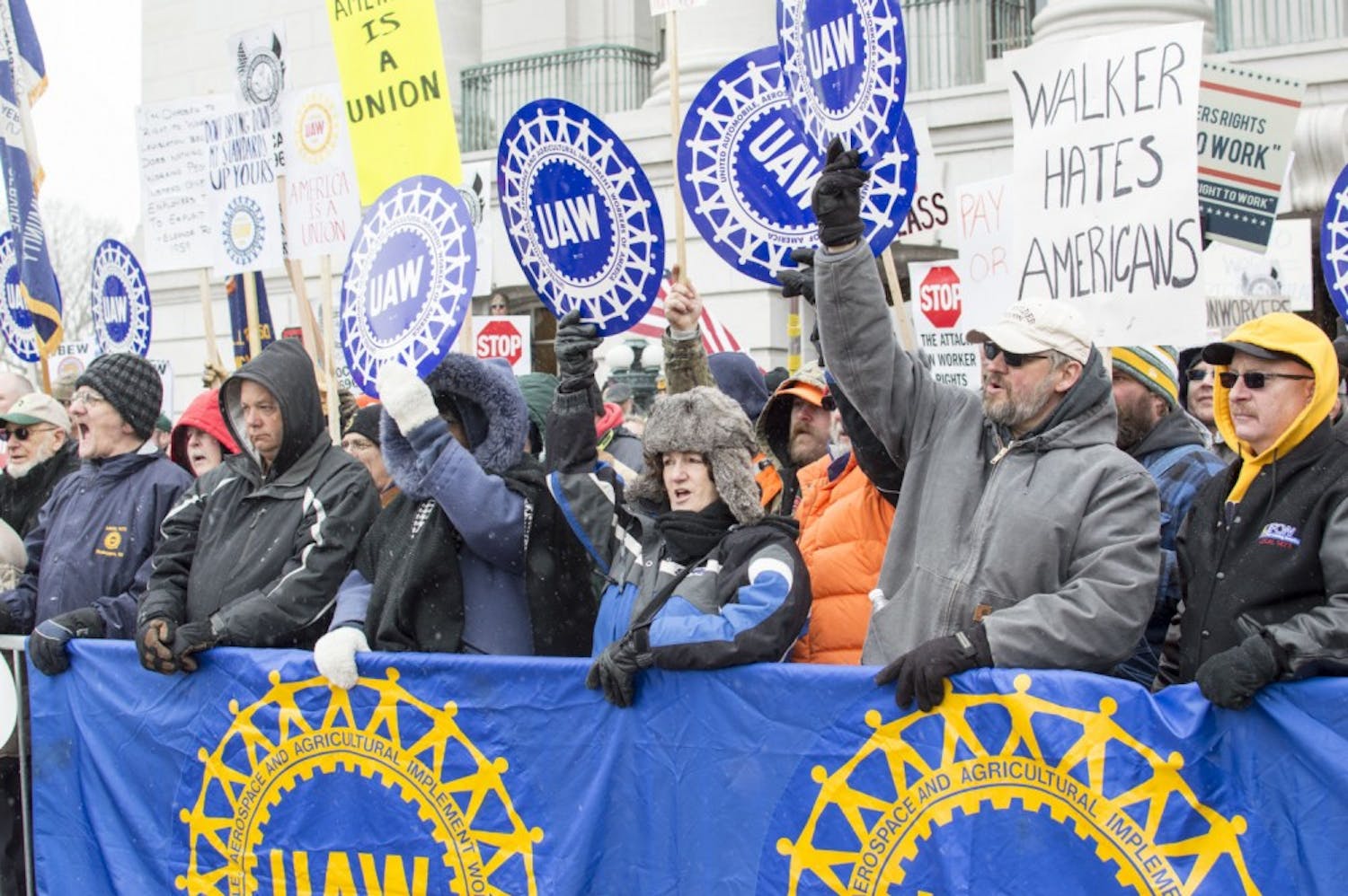 Feb. 25, 2015 Right to Work Protests