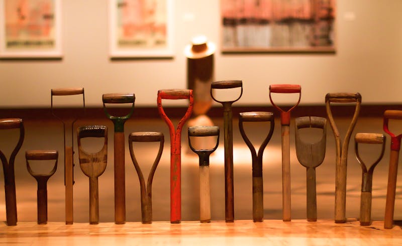 Loeser's unique furniture, as well as his prints, can be seen in the Faculty Exhibition at the Chazen Museum of Art. 
