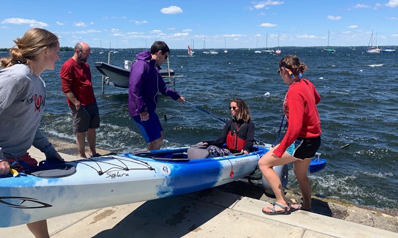 Hoofers Adapt co-chairs Megan Gray and Kathryn Bach are working to make all six Hoofers clubs more accessible to people with diverse abilities.