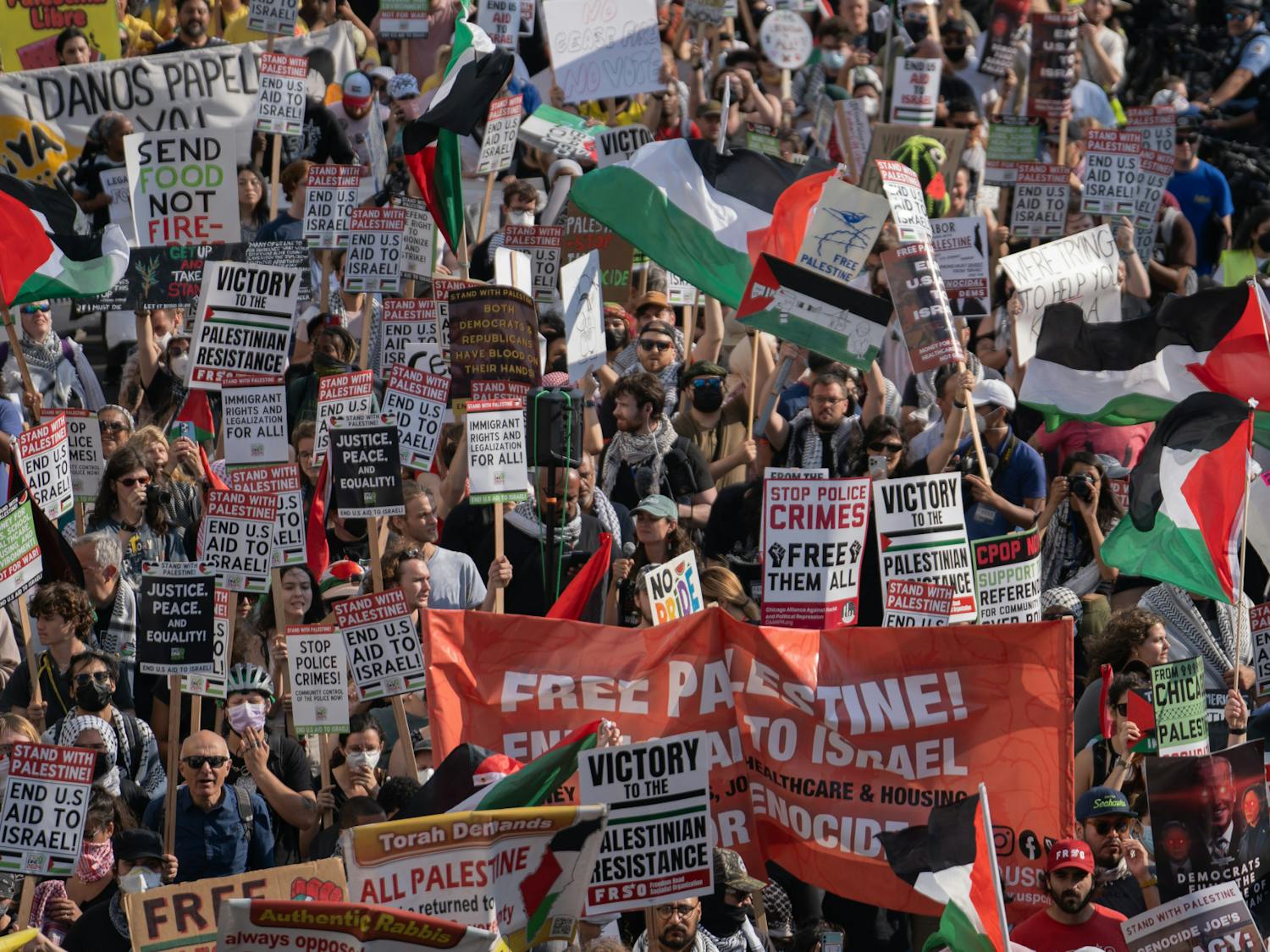 PHOTOS: March on the DNC 2024 Monday protest