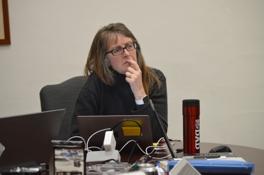 The University Committee, led by Chair Amy Wendt, discussed UW-Madison post-tenure review policy in a meeting Tuesday.