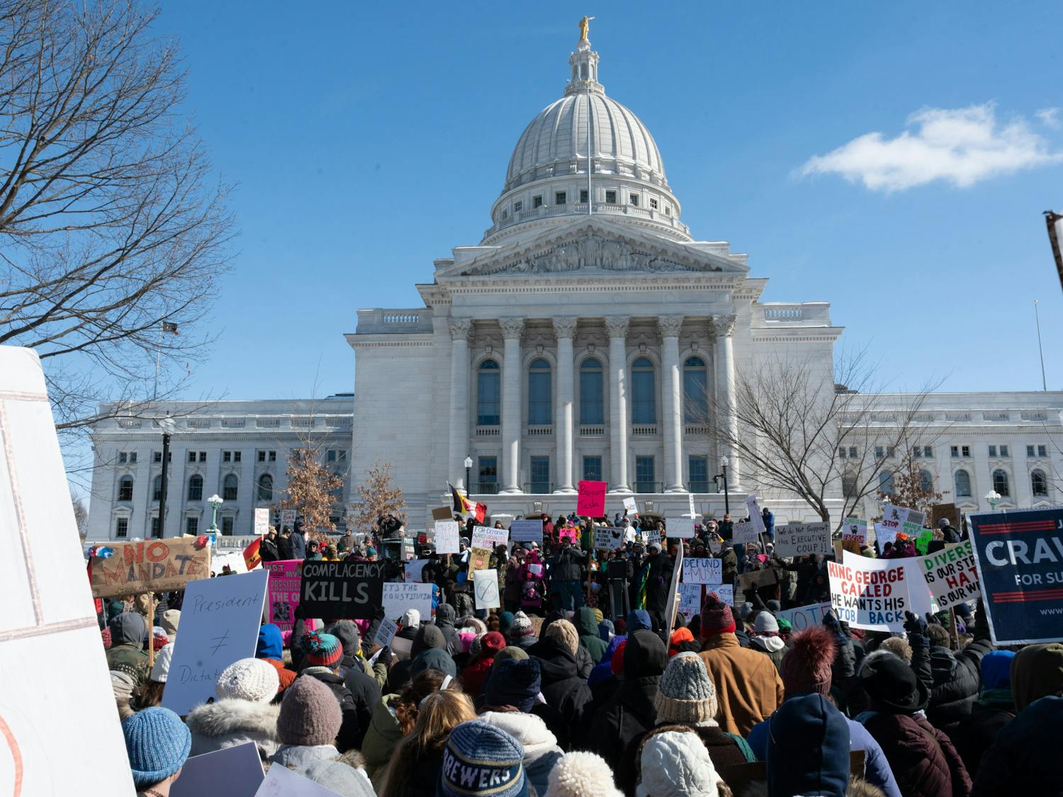 PHOTOS: Presidents' Day Protest