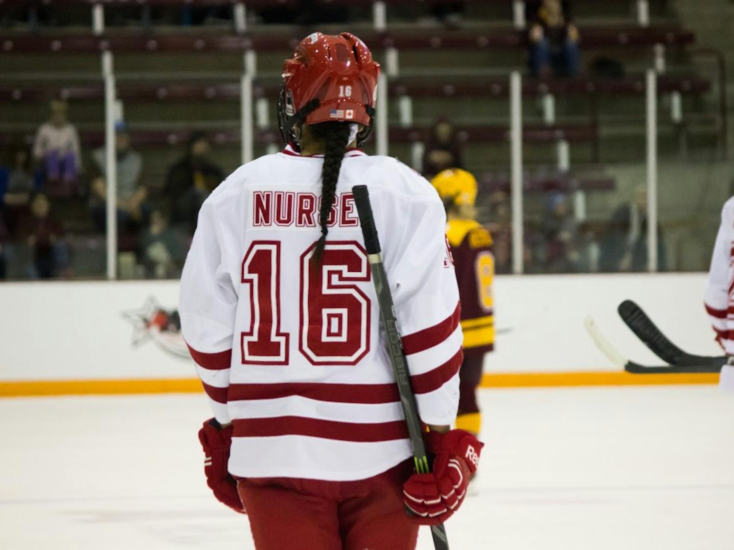 Sarah Nurse leveled the score in the third period to keep the Badgers alive in Minneapolis, Minn.