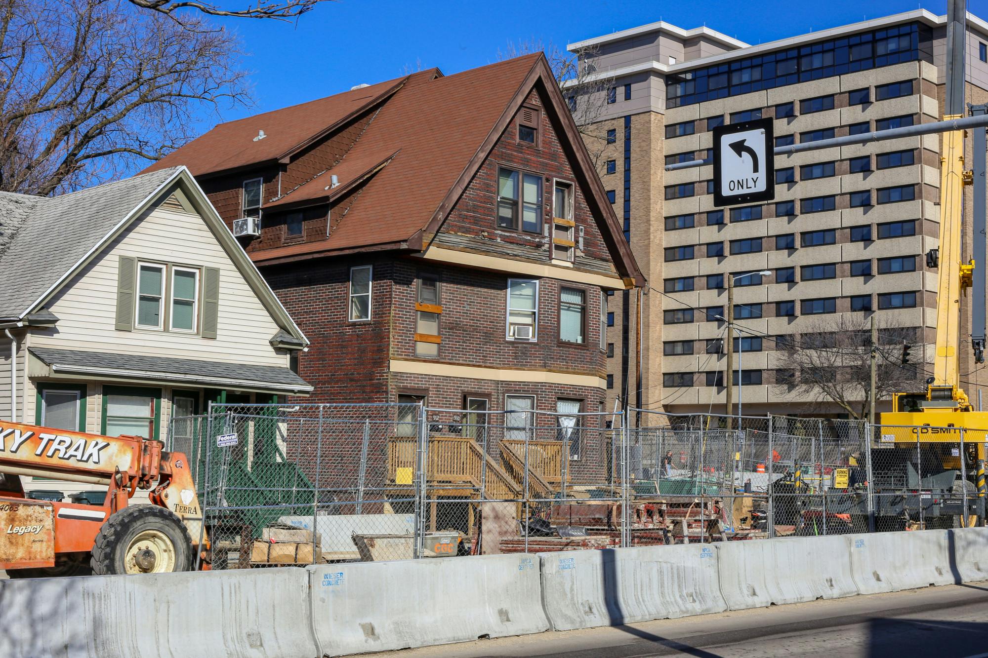 Construction on Dayton and Park St