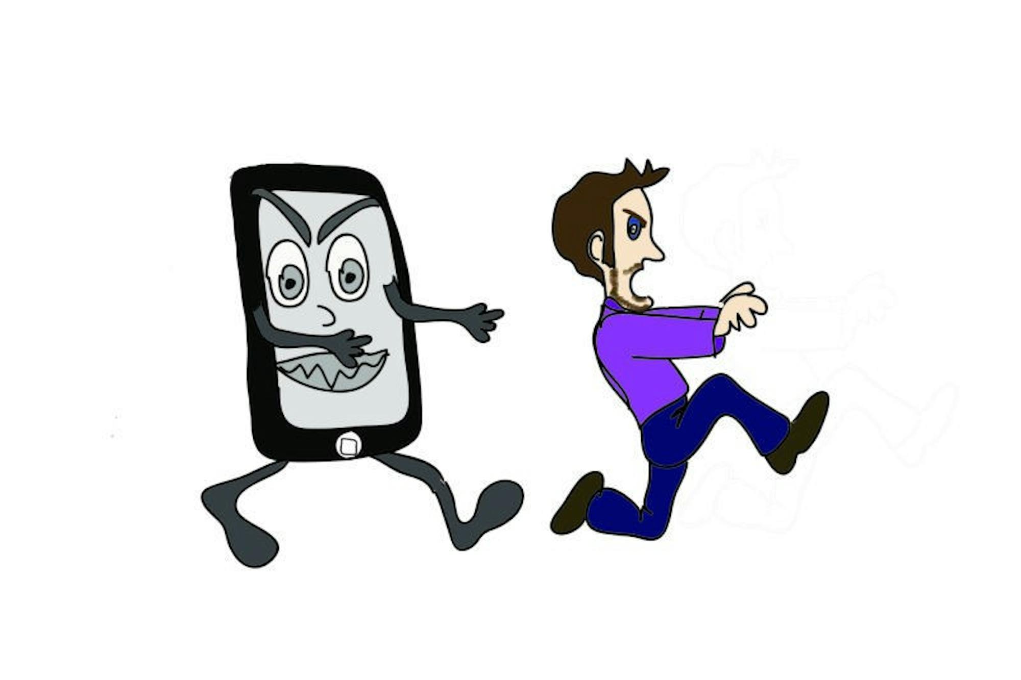 Phone chases Andy