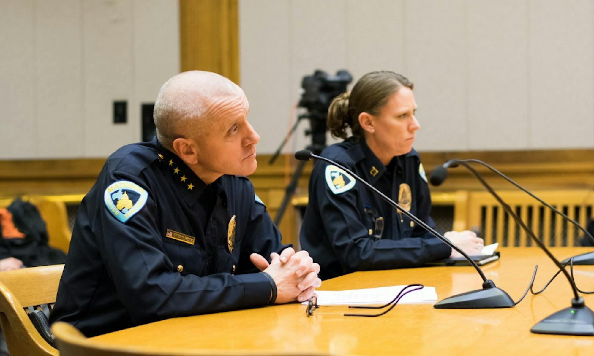 Twenty-three recruits were sworn into the Madison Police Department Monday. MPD Chief Mike Koval has said the department will need more officers as the city’s population approaches 250,000.