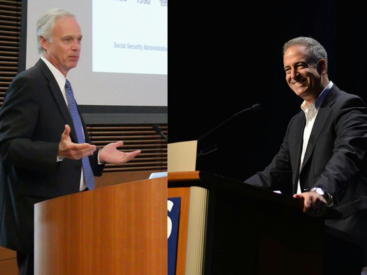 Democratic challenger Russ Feingold leads incumbent Ron Johnson by four points in the most recent Marquette University Law School poll. The race is a rematch from 2010, when Johnson defeated Feingold.