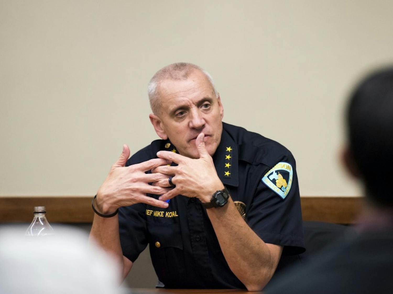 Madison Police Department Chief Mike Koval was cited for misconduct by the Police and Fire Commission Wednesday, after calling the grandmother of Tony Robinson&mdash;a teen shot and killed by an MPD officer in 2015&mdash;a “raging lunatic.”